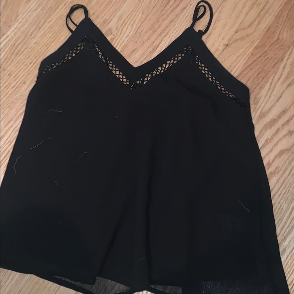 Flowy black tank top